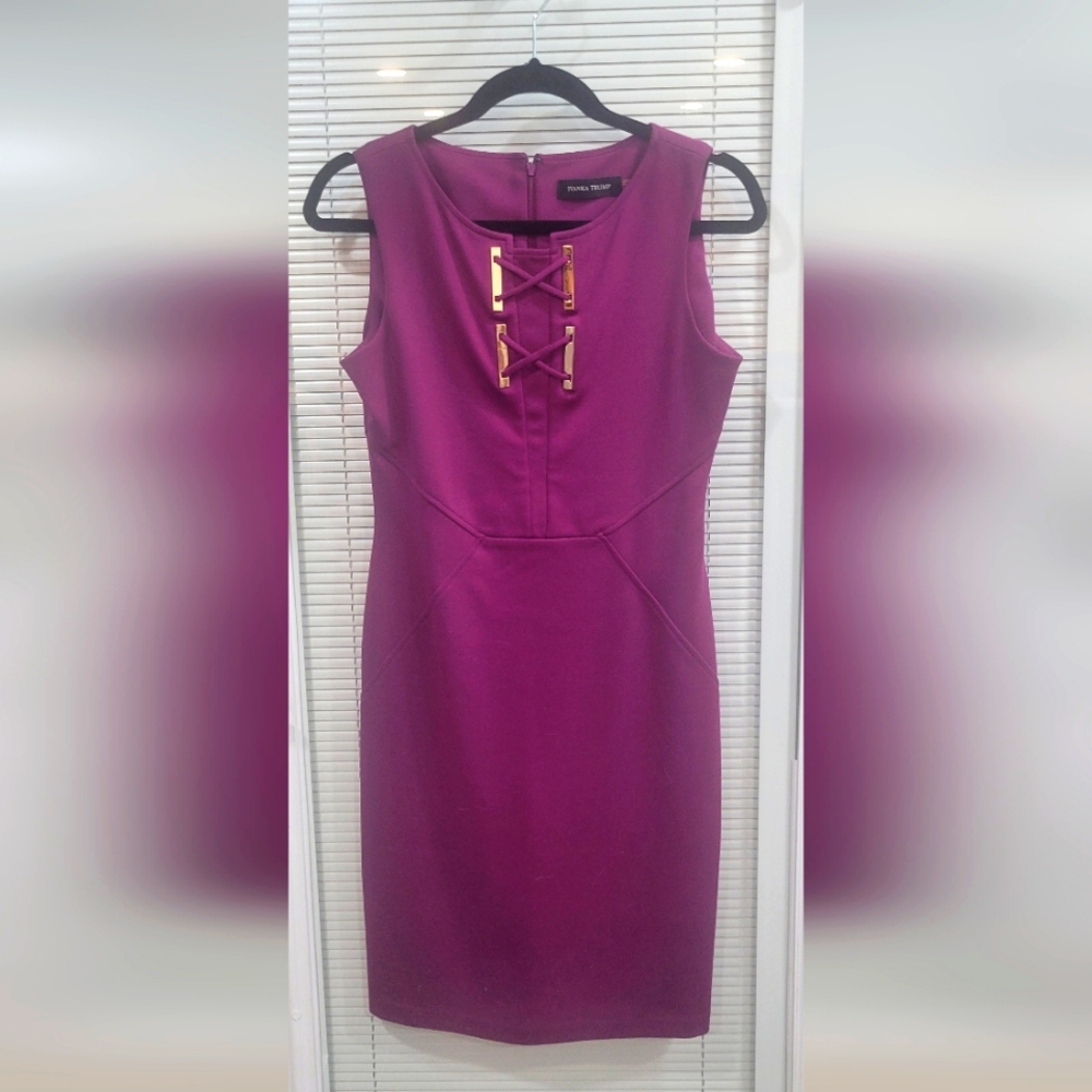 Ivanka Trump - Fuscia Sheath Dress - Size 4